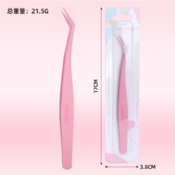 粉色免胶金羽夹