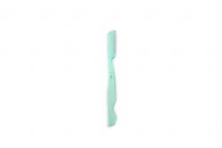 Light green folding No.1 eyebrow knife